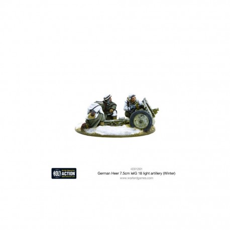 Bolt action Heer 7,5 cm lelg18 light artillery ( winter )
