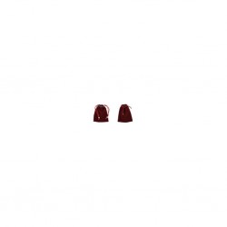 Bourse velour doublée rouge