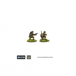 Bolt action - US army flamethrower team