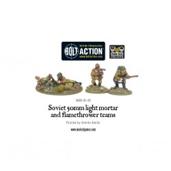 Bolt action - soviet army 50mm light mortar & flamethrower