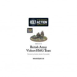 Bolt action -British army vickers HMG team