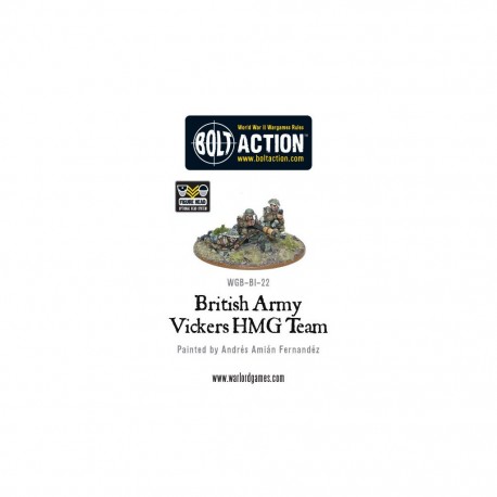 Bolt action -British army vickers HMG team