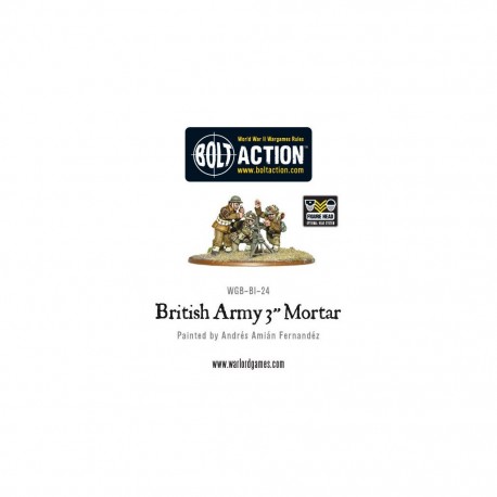 Bolt action -British army 3 mortar team