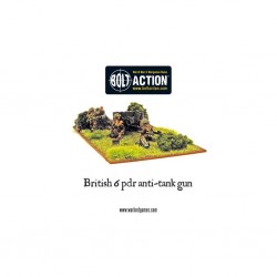 Bolt action -British army six pounder AT gun