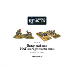 Bolt action -British airborne piat and light mortar teams