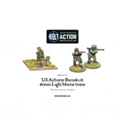 Bolt action -US airborne bazooka and 60mm light mortar teams