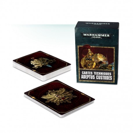 40K V8 - cartes techniques adeptus custodes 