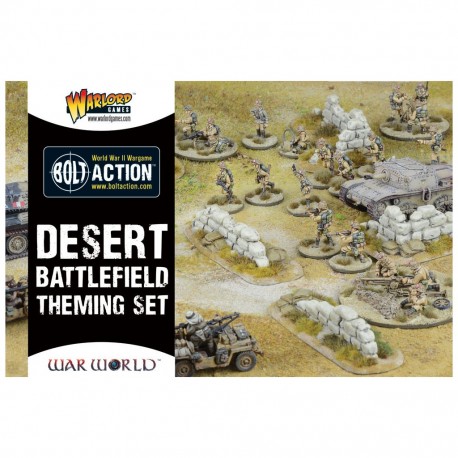 Bolt action - desert themed battlefield set
