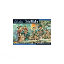 Black powder AWI colonial militia men (plastic box)