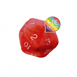 De a 20 faces - peluche - jumbo red