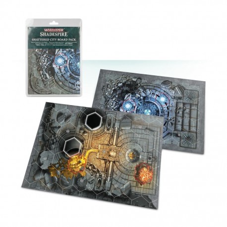 Shadespire - shattered city board pack