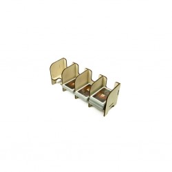Tabletop card holders - 4 tray mini