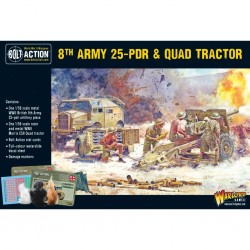 Bolt action - 8th army 25 - PDR & quad tractor