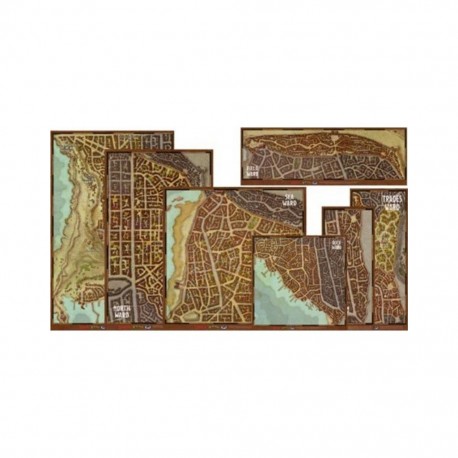 D&D next - waterdeep dragon heist map set