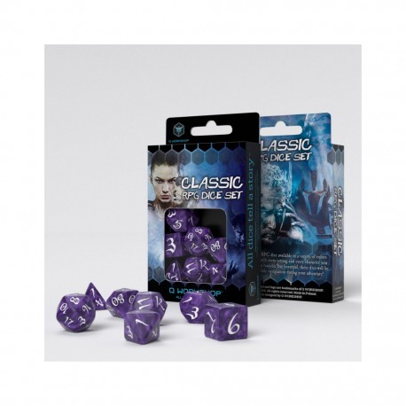 QW - classic rpg lavender & white