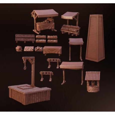 TerrainCrate - village square