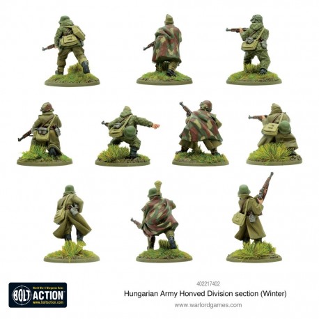 Bolt action hungarian honved division section ( winter )