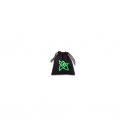 QW - dice bag cthulhu black & green