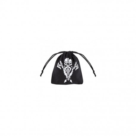 QW - dice bag dwarven black & white