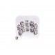 QW - D6 dice battle united kingdom gray & black