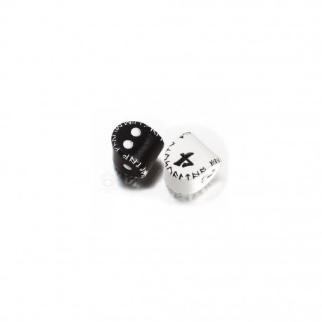 QW - unique runic black & white d2 white & black d4