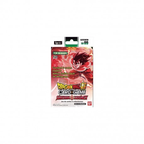 Dragon ball super JCC - SD09 - the sayan legacy starter  deck