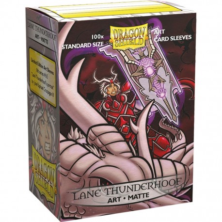 Dragon shield art - matte - lane thunderhoof