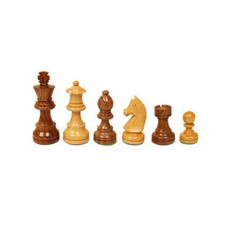 Pieces echecs staunton buis / palissandre n°3