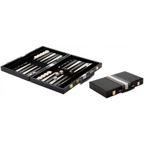 Backgammon l' elegant simili cuir 38cm