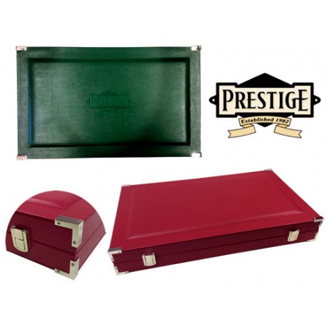 Backgammon - simili cuir 46 cm rouge/noir/vert