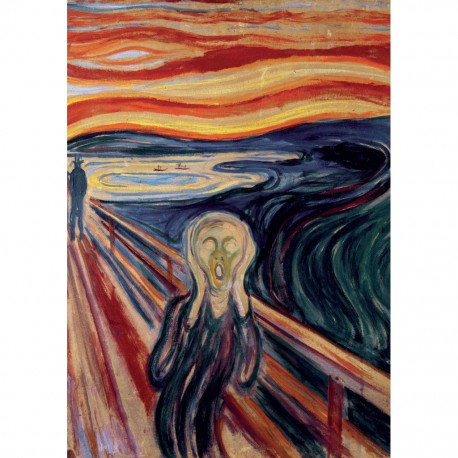 Puzzle - munch - le cri - 1000 pieces