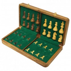 Echecs - coffret patine 38 cm