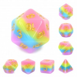 Kit de 7 des - JD - rainbow bridge