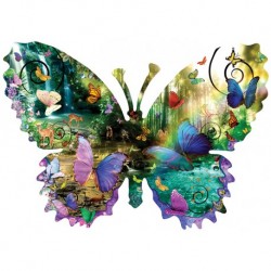 Puzzle - alixandra mullins - forest butterfly - 1000 pieces