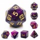 Kit de 7 des - JD - purple galaxy