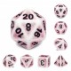 Kit de 7 des - JD - pink ancient
