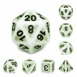 Kit de 7 des - JD - pear ancient