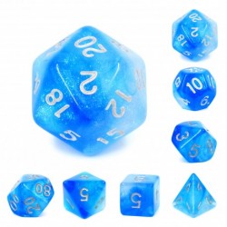 Kit de 7 des - JD - mermaid's tear