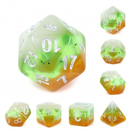 Kit de 7 des - JD - Kiwirfruit