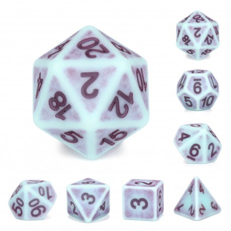 Kit de 7 des - JD - grape saue