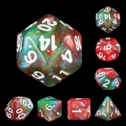 Kit de 7 des - JD - eternal summer