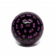 De a 100 faces - JD - black opaque / purple ink