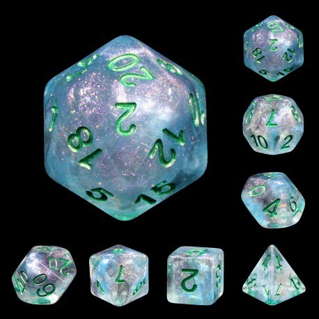 Kit de 7 des - JD - cyberspace