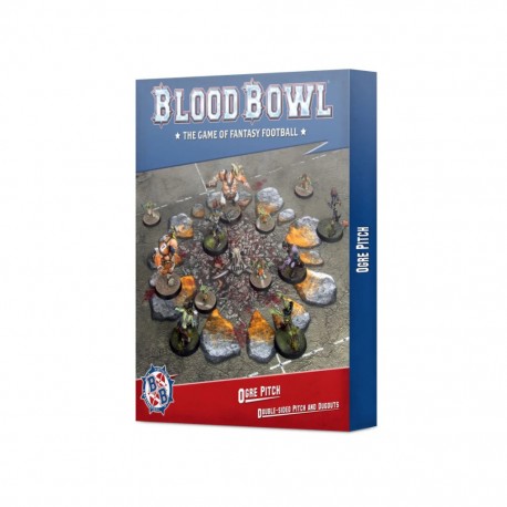 Blood bowl - ogre team pitch & dugouts