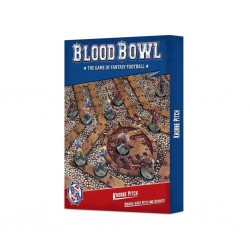 Blood bowl old - khorne pitch & dugouts