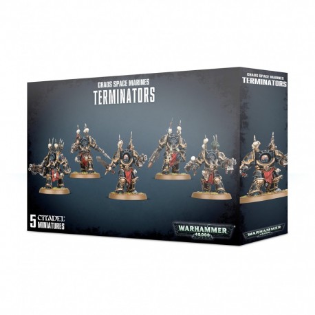 Chaos space marines - chaos terminator squad