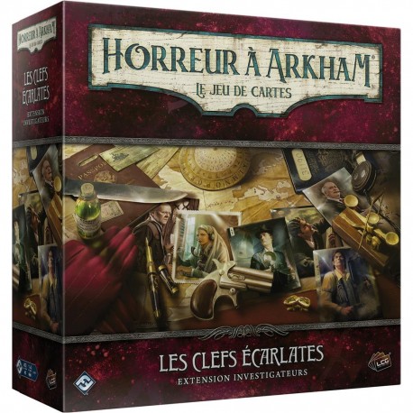Horreur a arkham JCE - les clefs ecarlates - investigateurs