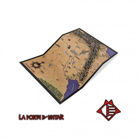 Porte d' ishtar - cartes de l' empire d' akkad