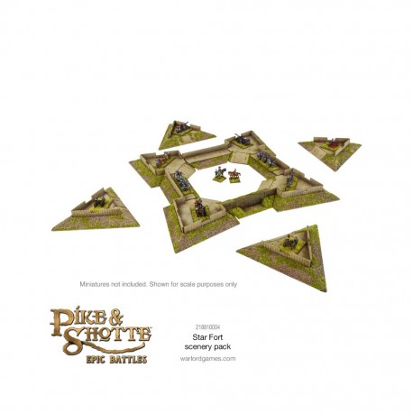 Pike & shotte epic battles - star fort scenery pack