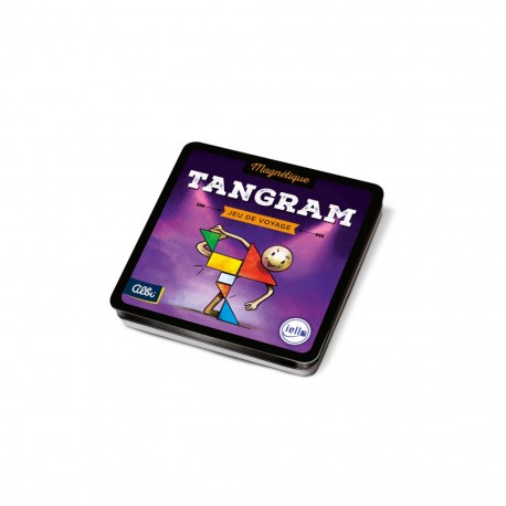 Tangram - magnetique - jeu de voyage - iello